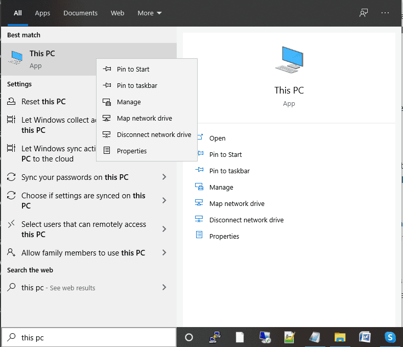Check this PC Properties