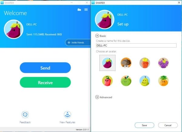 shareit pc to iphone