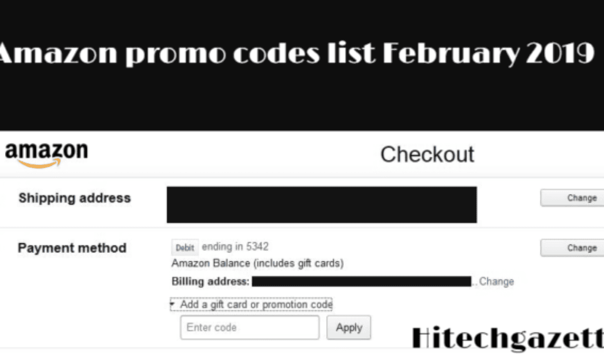 Amazon Promo Codes List February 2019 Hi Tech Gazette