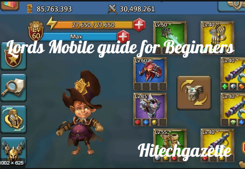 Lords Mobile Beginner's Tips and Tricks Guide