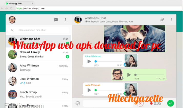 WhatsApp web apk download for pc, windows (2019) | Hi Tech Gazette