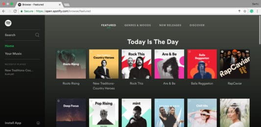 spotify web player