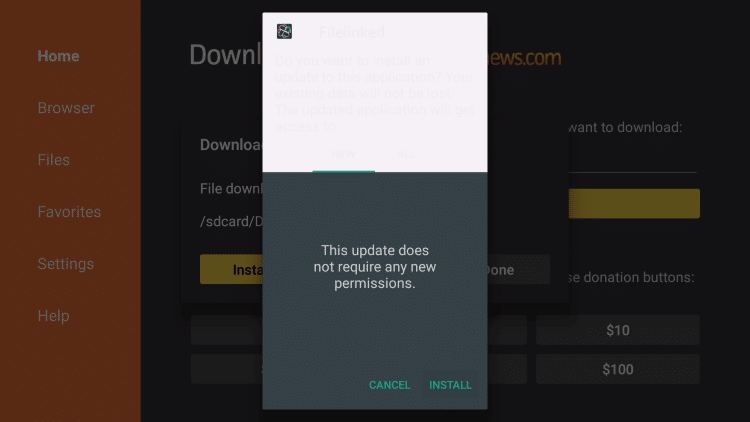 Steps to install fileLinked