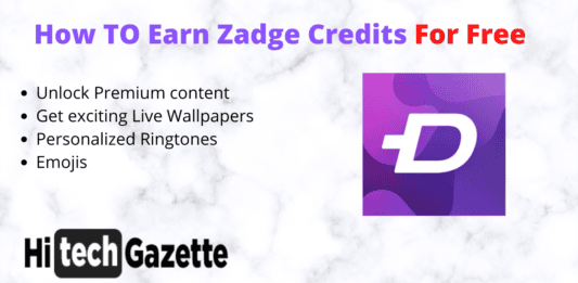 Earn Zadge Credits