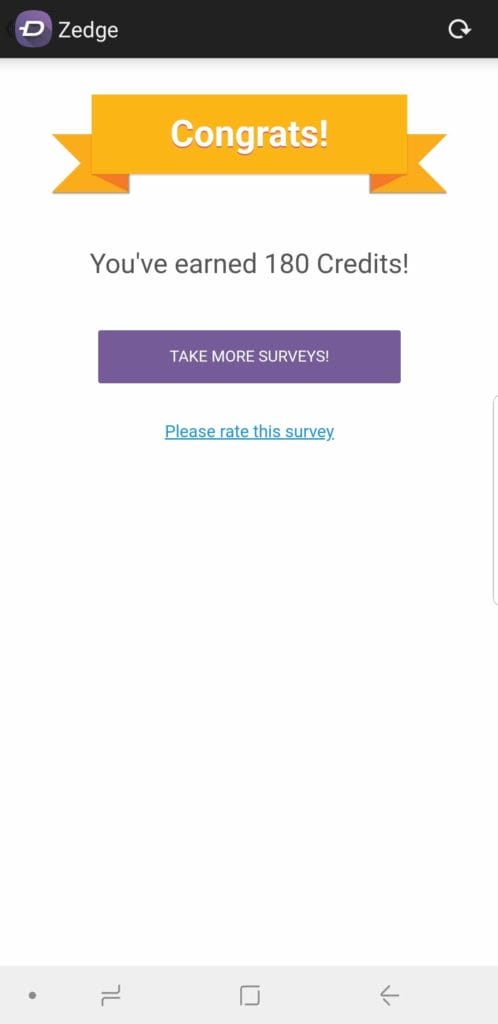 survey complete