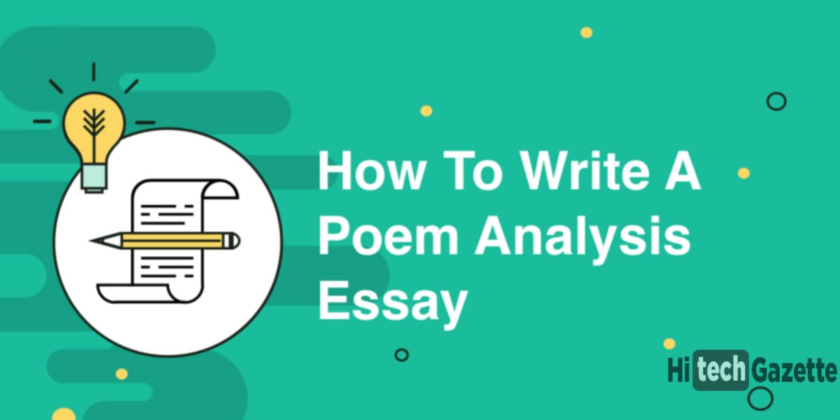poem analysis example essay