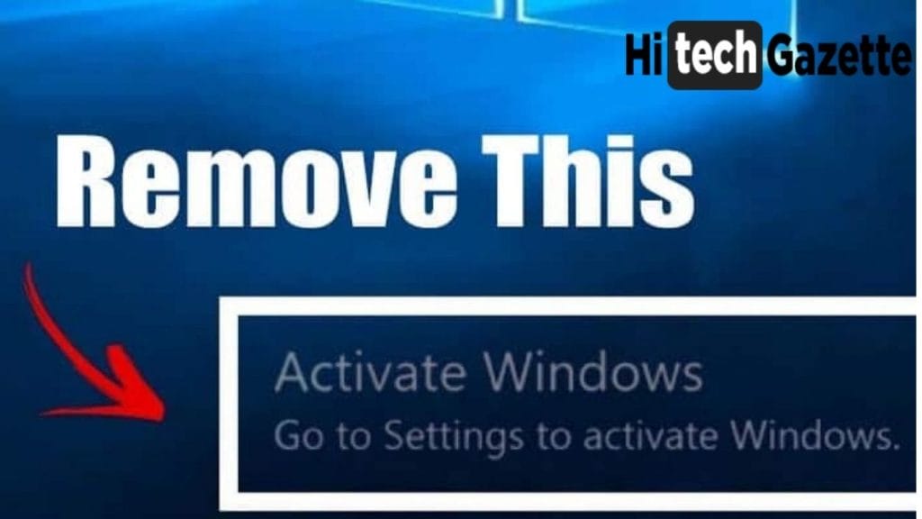 any way to remove activate windows watermark any way to remove activate windows watermark