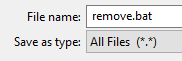 How to name files on windows