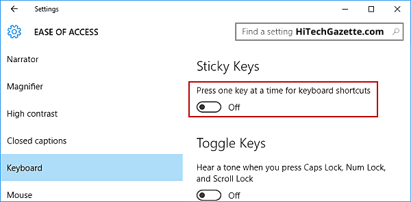 Turn Off Sticky Keys Permanently - Before That Known Its Uses [2021]
