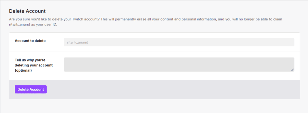 How To Delete Twitch Account - Guide For All Platforms [2021]