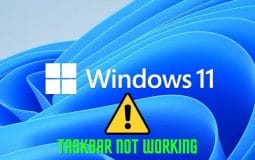 Taskbar Not Working