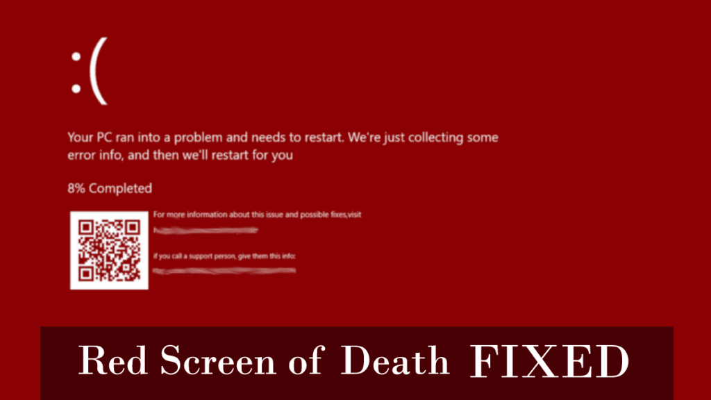 Red Screen Error 6 Ways to Fix it in 2022 Hi Tech Gazette