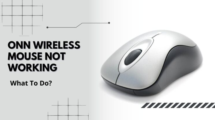 ONN Mouse Not Working