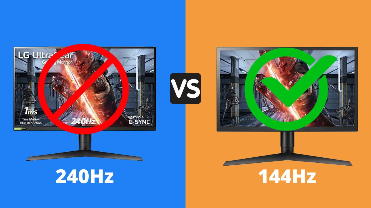 240Hz vs 144Hz