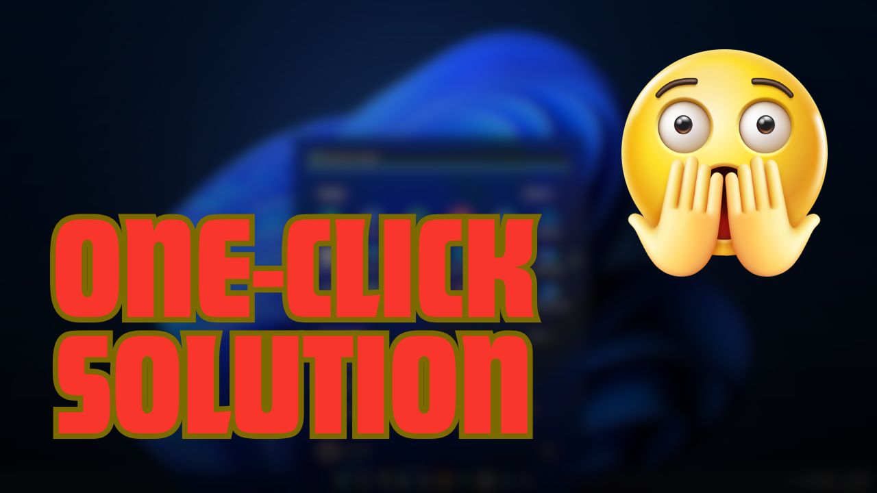 One-Click Solution to Save Hours of Time on Windows