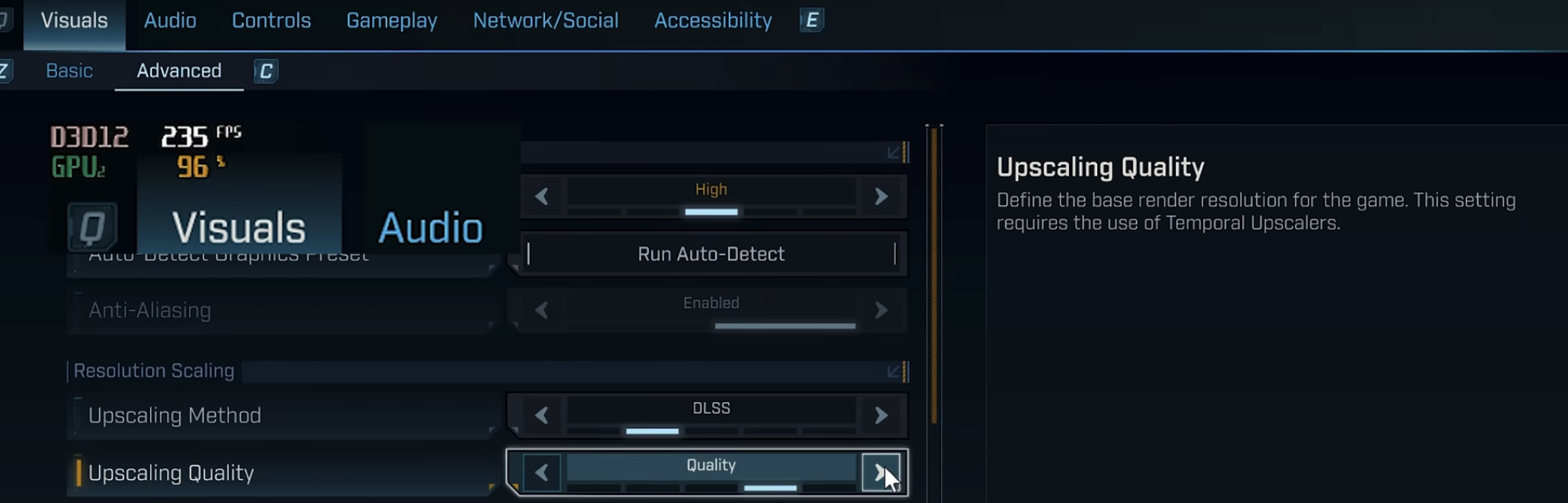 Upscaling