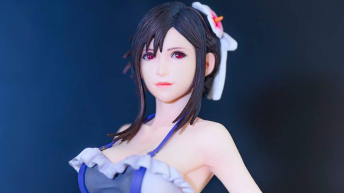 FFVII Rebirth Tifa Swimsuit Static Arts Figure: 10-Inch Collectible